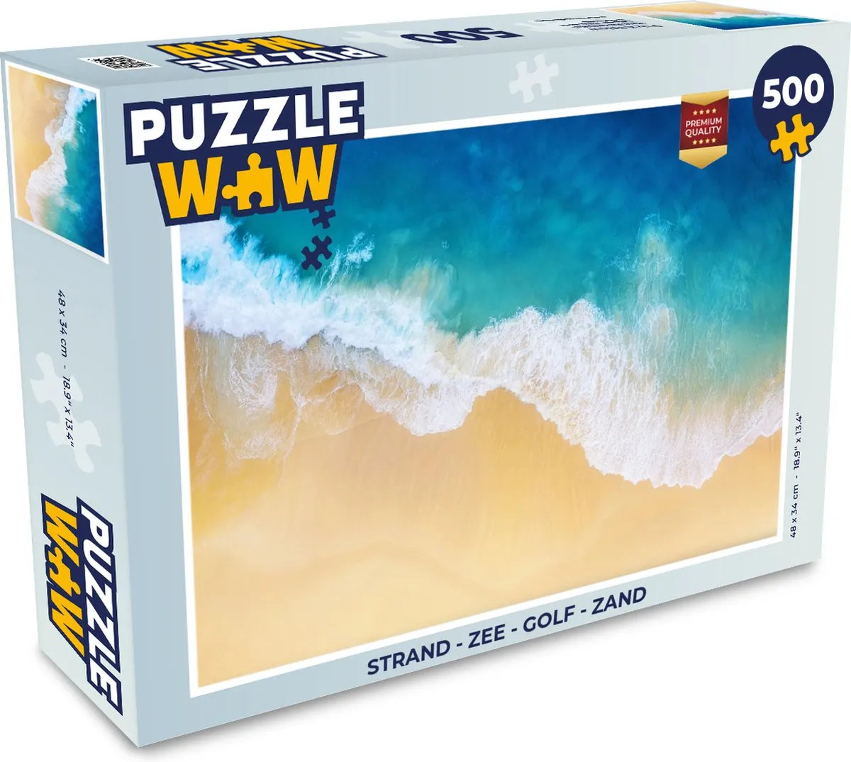 PuzzleWow Strand Zee Golf Legpuzzel 500 Stuks