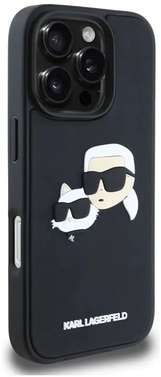 Karl Lagerfeld iPhone 16 Pro Max Hoesje - Zwart - afbeelding 3 van 4