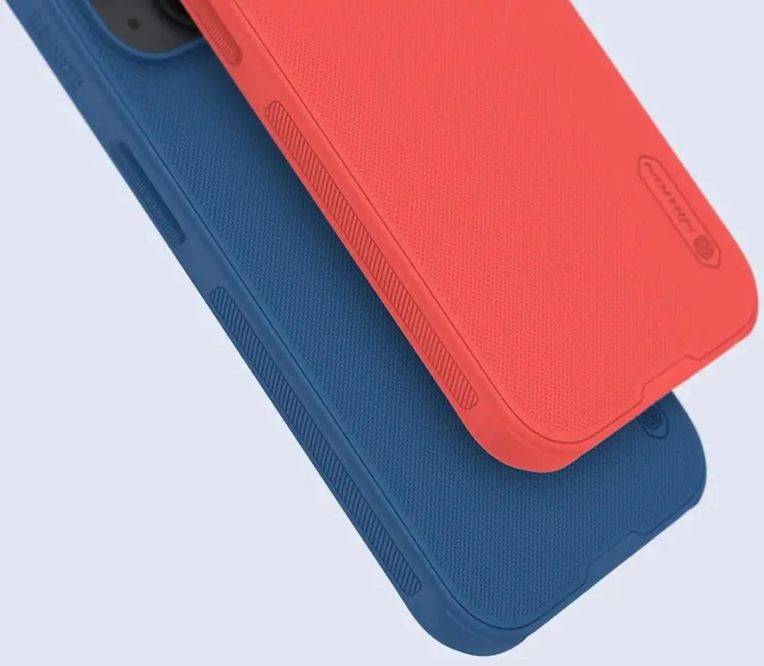 Nillkin Super Frosted Shield Hoesje iPhone 15 Pro Max - Blauw - afbeelding 3 van 6