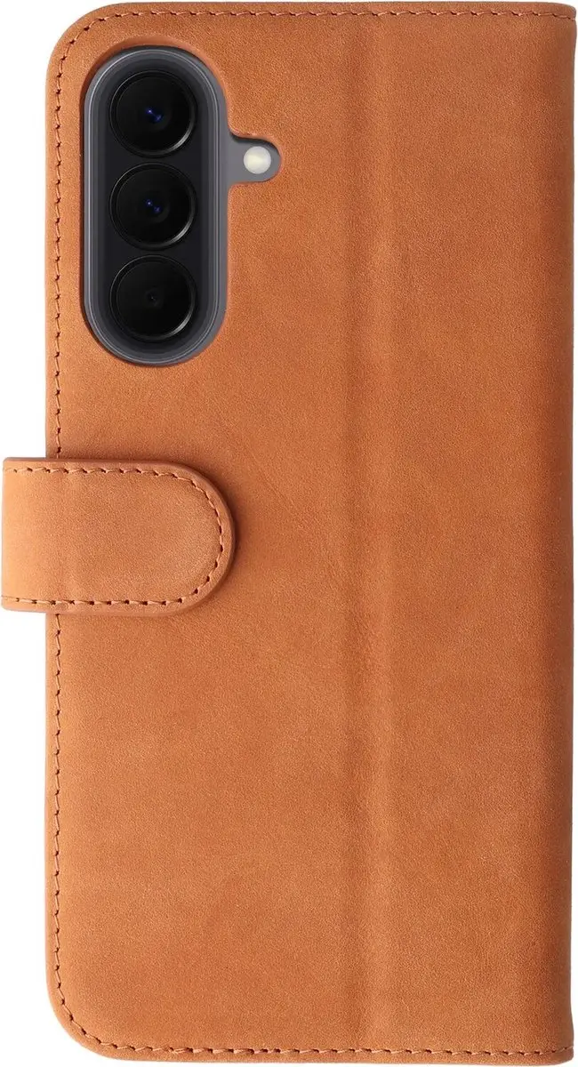 Rosso Deluxe Hoesje Samsung Galaxy A18 - 3 Pasjes - Bruin - afbeelding 2 van 6