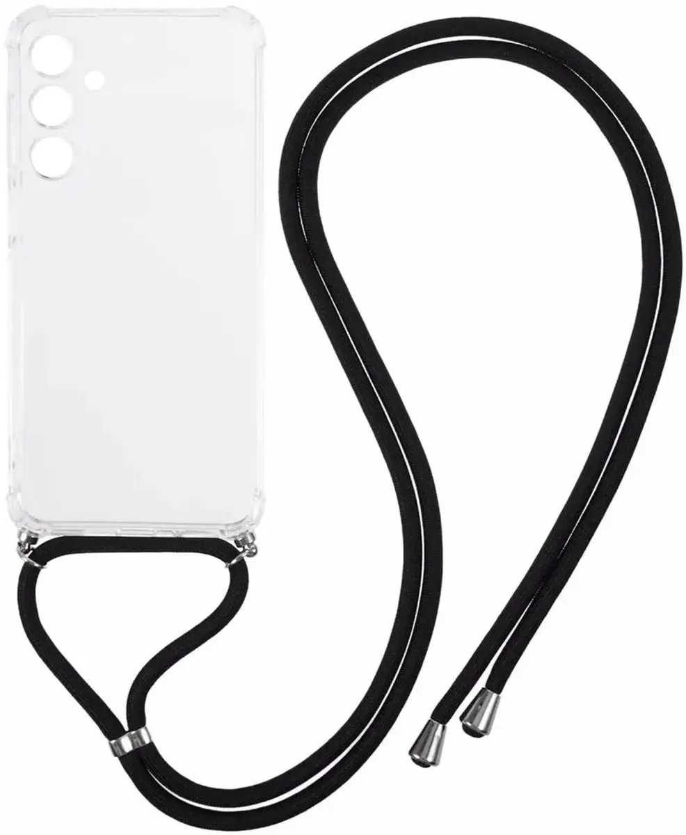 Selected Transparant Hoesje Samsung Galaxy A18 - Koord & TPU - afbeelding 6 van 6