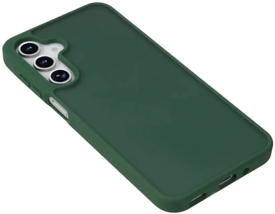 Selected Hoesje Samsung Galaxy A18 - Matte Back Cover Donker Groen - afbeelding 3 van 6