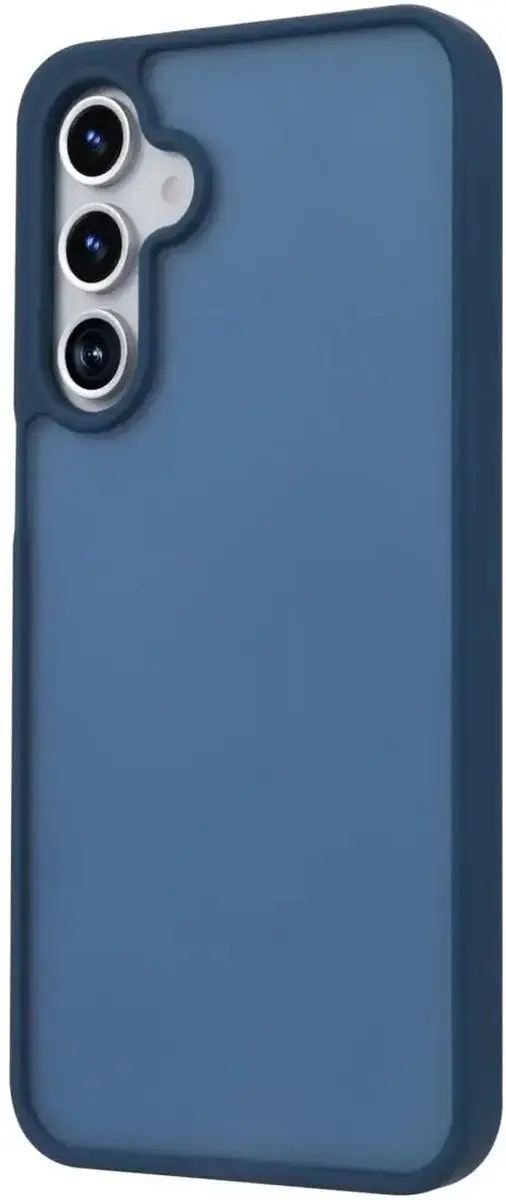 Selected Hoesje Samsung Galaxy A18 - Matte Back Cover Donkerblauw - afbeelding 6 van 6