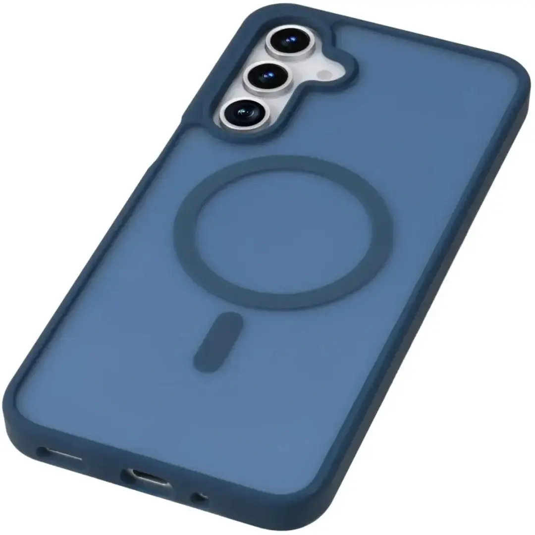 Samsung Galaxy A18 Hybrid Back Cover - Blauw - MagSafe - afbeelding 4 van 6