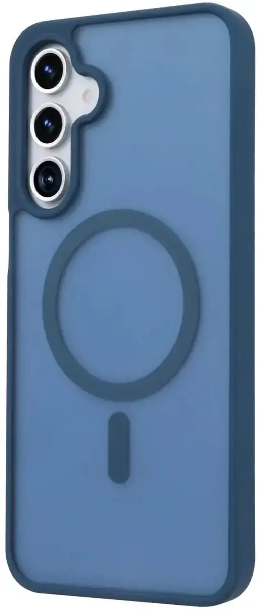 Samsung Galaxy A18 Hybrid Back Cover - Blauw - MagSafe - afbeelding 6 van 6
