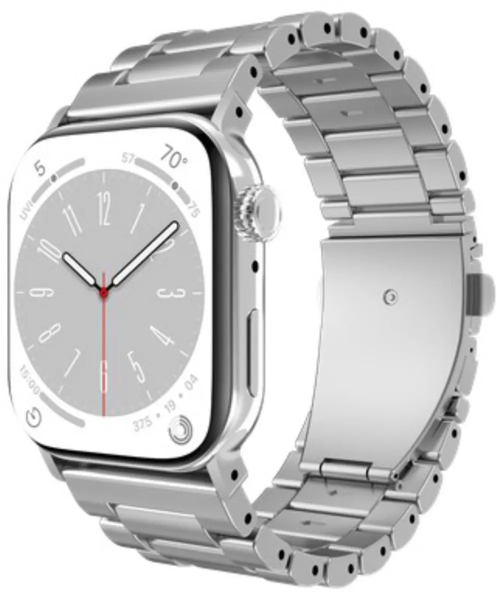 Just in Case horlogebandje geschikt voor Apple Watch Bandje (Titanium)