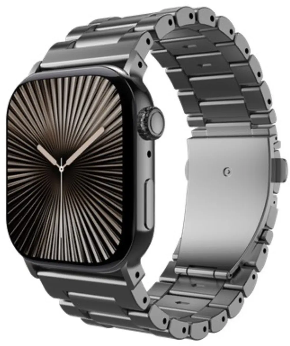 Just in Case horlogebandje geschikt voor Apple Watch Bandje (Titanium)