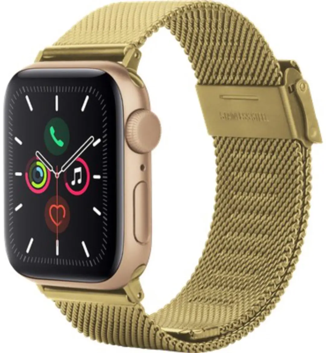 Just in Case horlogebandje geschikt voor Apple Watch Bandje (Silksteel)