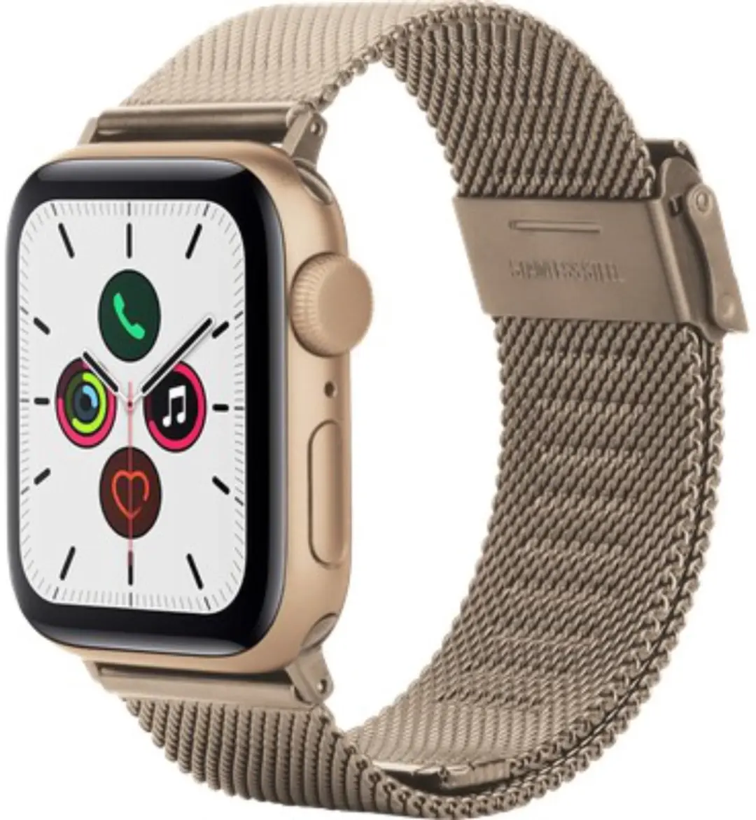 Just in Case horlogebandje geschikt voor Apple Watch Bandje (Silksteel)