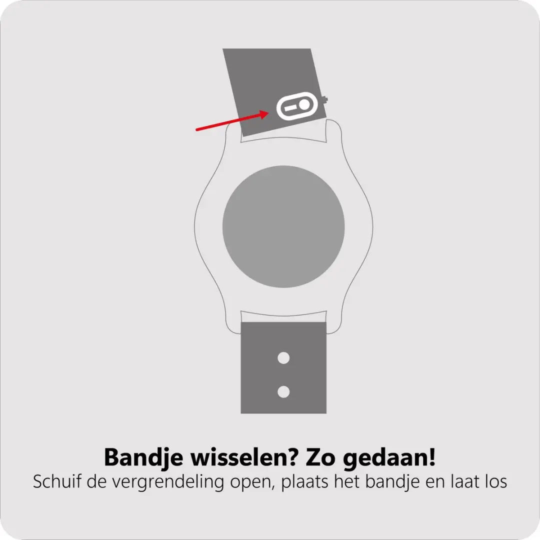 Just in Case Garmin Venu 3 Horlogebandje ActiveFlex - 45mm - Wit - afbeelding 2 van 6