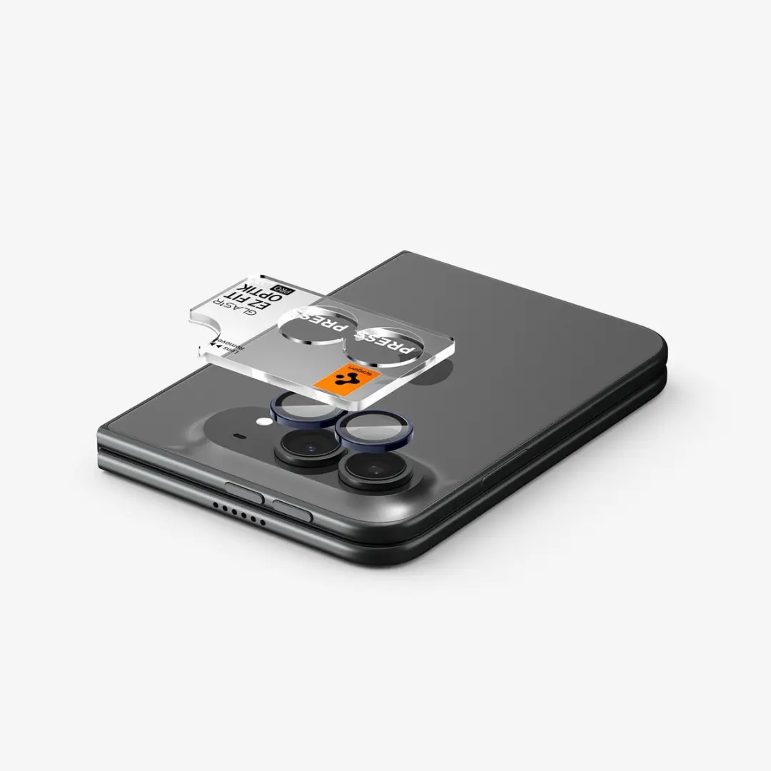 Spigen Optik Pro EZ Fit Lens Protector AGL12011 - 2 Stuks - Zwart