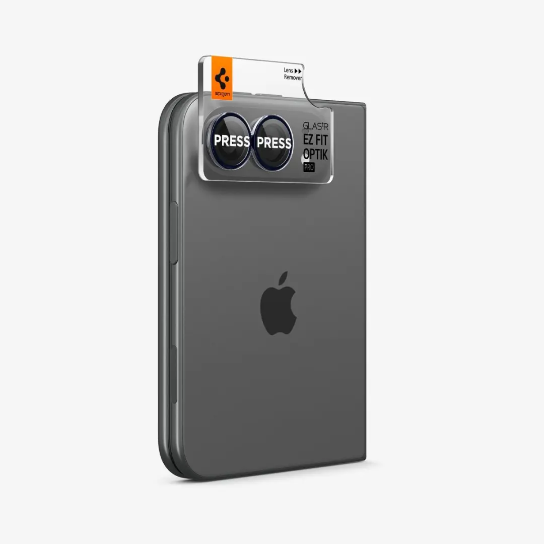 Spigen Optik Pro EZ Fit Lens Protector AGL12011 - 2 Stuks - Zwart