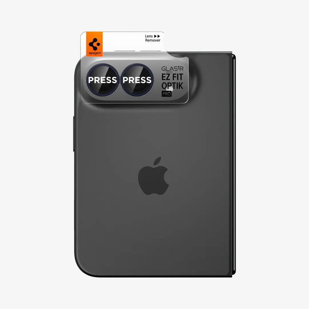 Spigen Optik Pro EZ Fit Lens Protector AGL12011 - 2 Stuks - Zwart