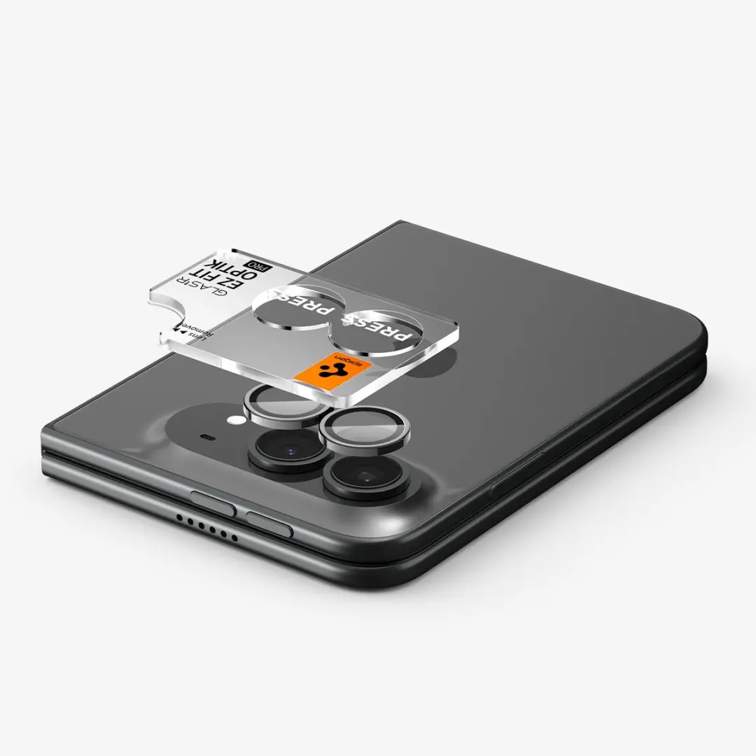 Spigen Optik EZ Fit iPhone Camera Beschermer - 2 Stuks - Wit