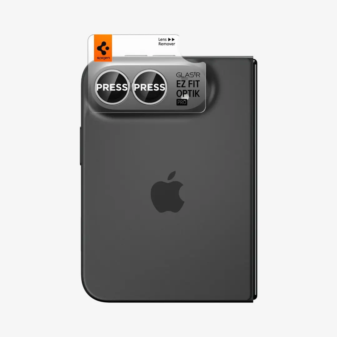 Spigen Optik EZ Fit iPhone Camera Beschermer - 2 Stuks - Wit
