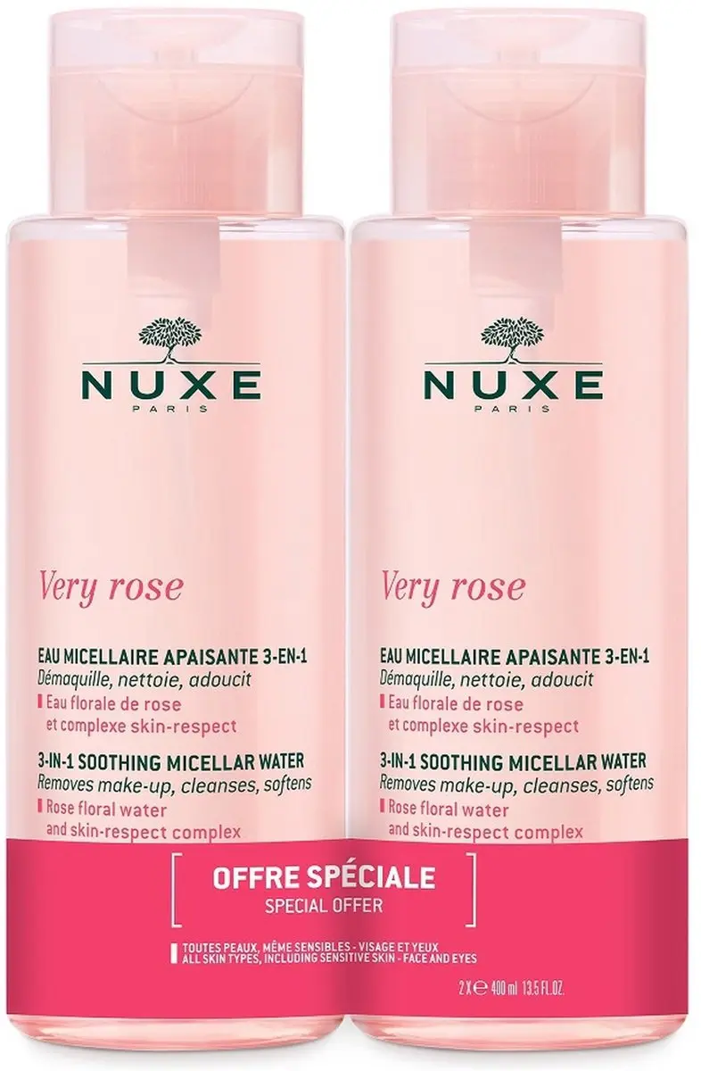 Nuxe 3-in-1 Soothing Micellair Water 800ml - 2x400ml - afbeelding 2 van 6