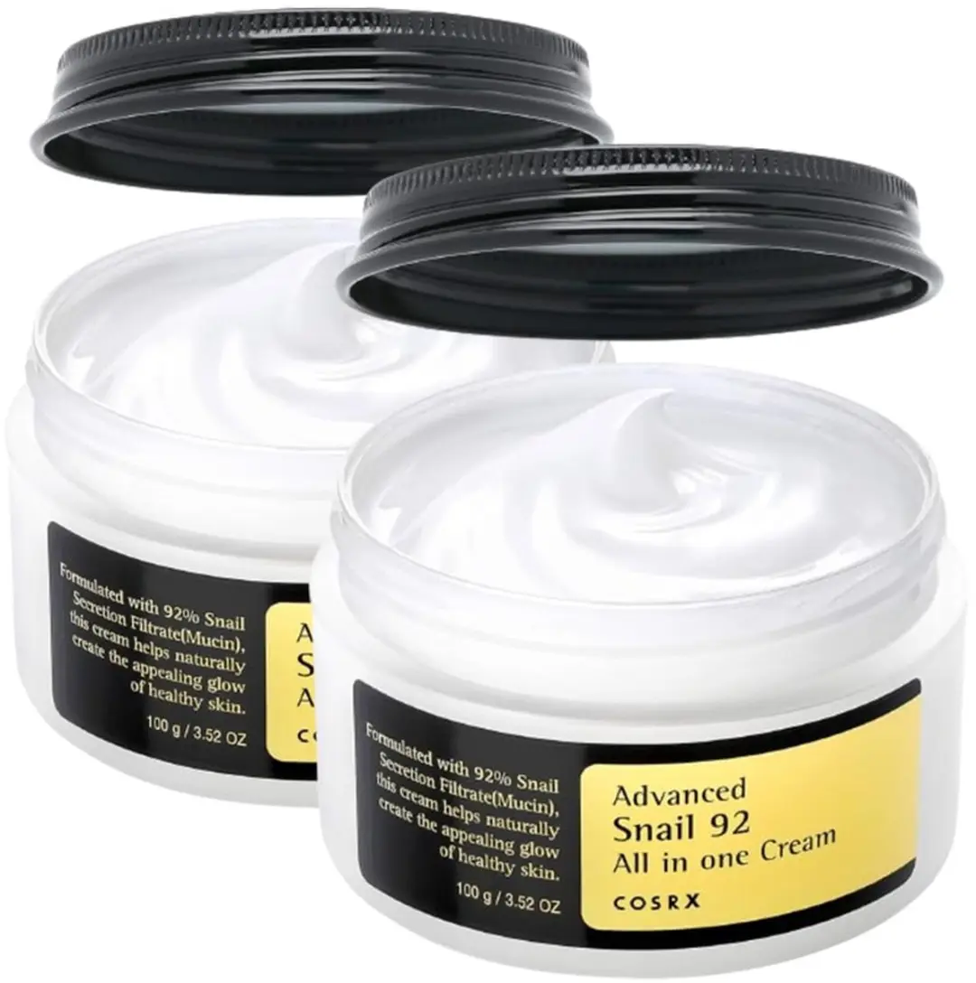 2x COSRX Advanced Snail 92 All in one Cream Original Voordeelset (2x100g)