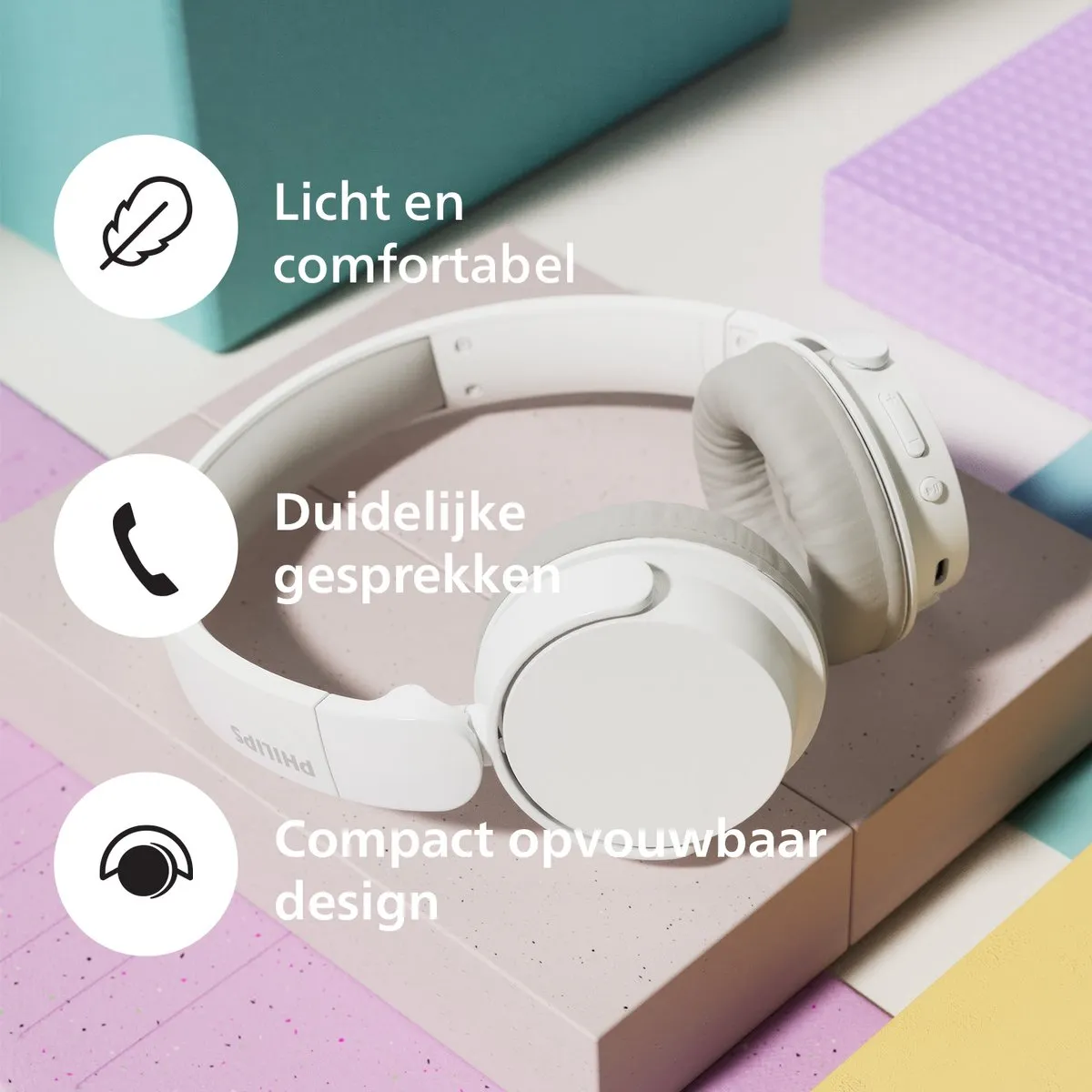 Philips TAH3209WT/00 Bluetooth Headset - Wit