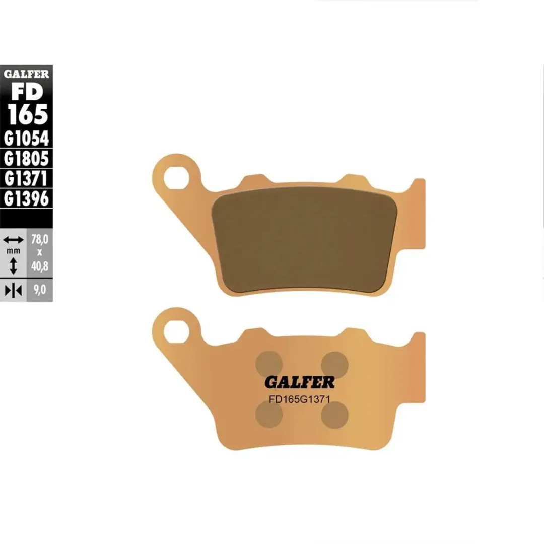 Galfer Street FD165G1371 Remblokken - Goud - afbeelding 3 van 4