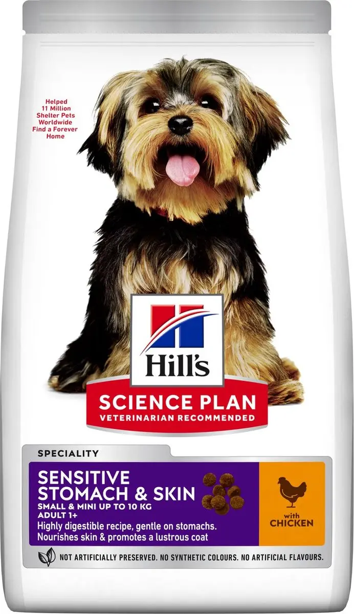 6x HILL'S SCIENCE PLAN Sensitive Stomach & Skin Small & Mini Adult Hondenvoer me
