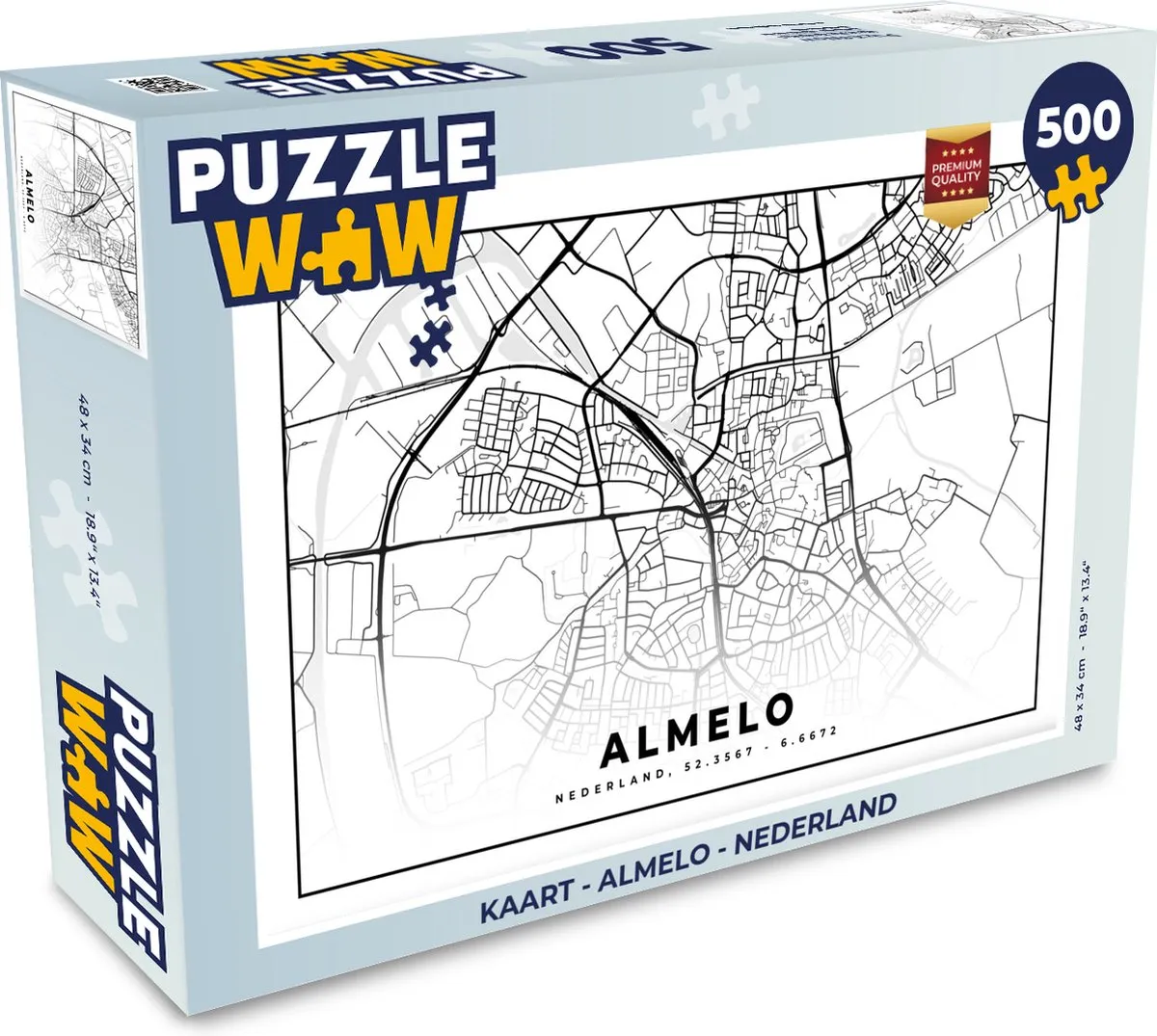 PuzzleWow Almelo Legpuzzel 500 Stuks