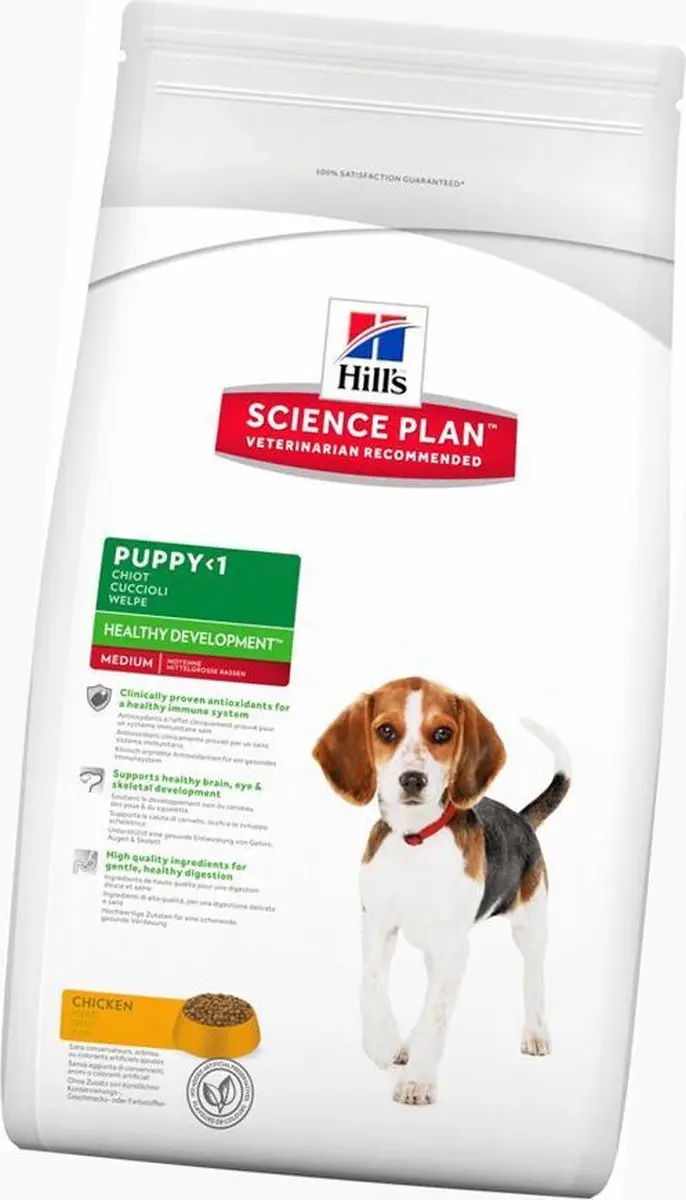 Hill's Science Plan Canine Puppy Healthy Development Medium Kip 12 kg