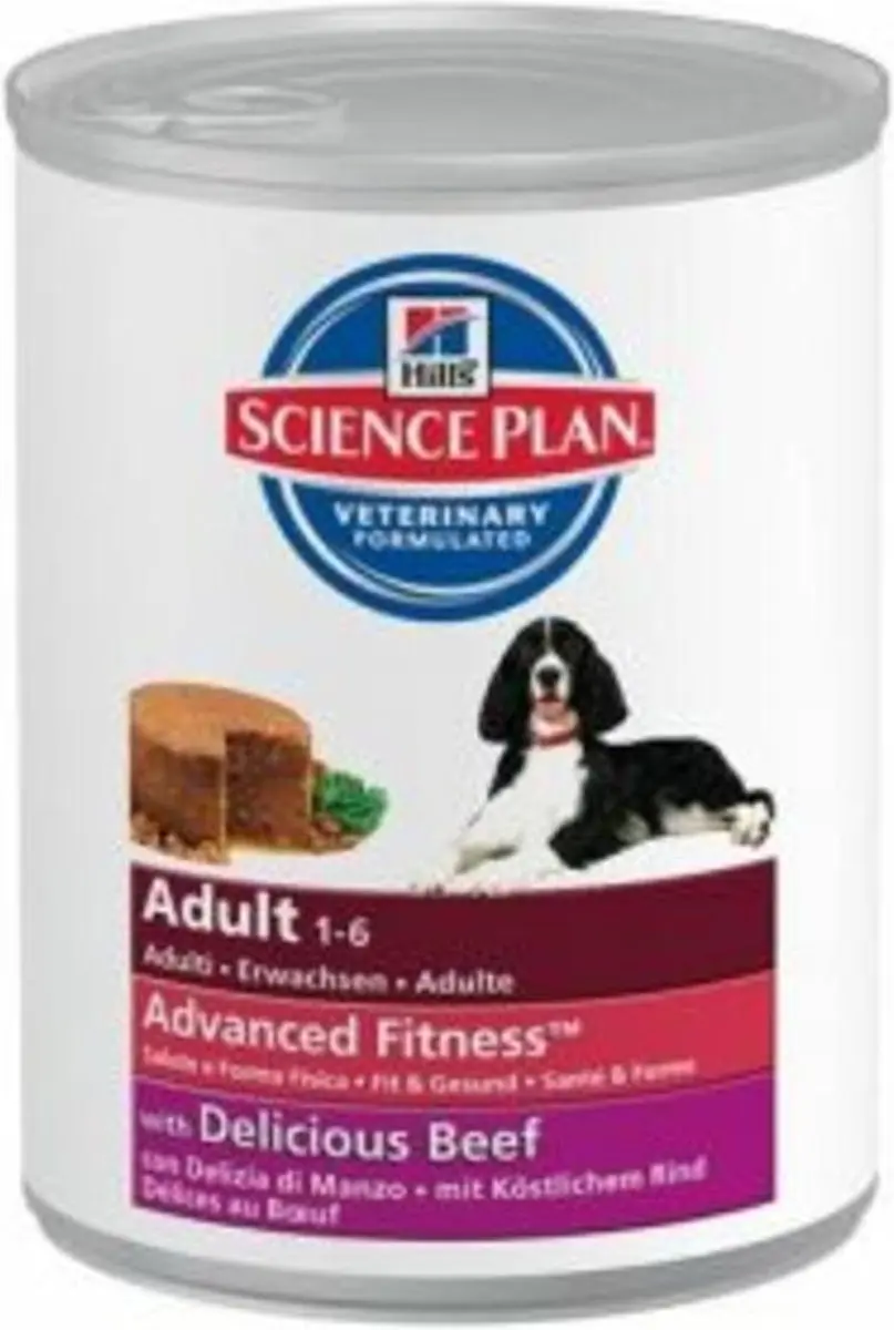 Hill's Science Plan Adult Hondenvoer Blik Rund 370g