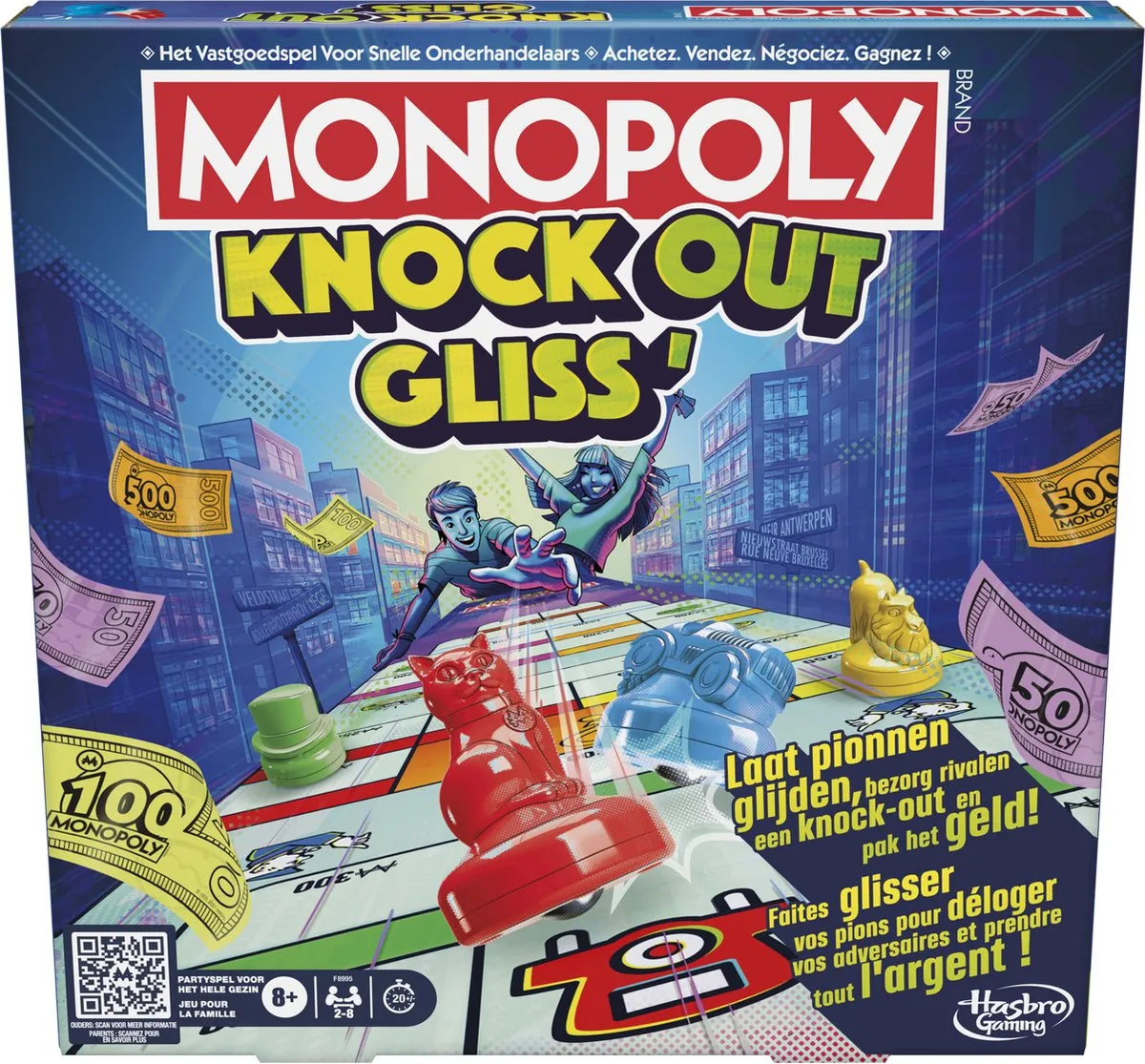 Monopoly Knockout Bordspel Belgische Editie