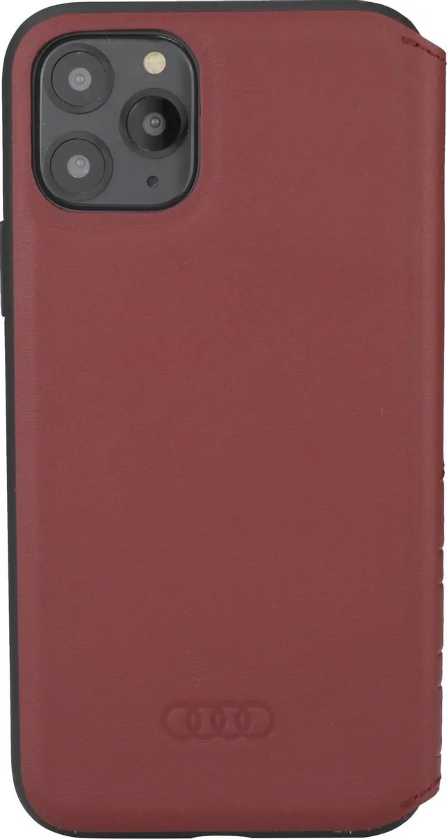 Audi A6 Hoesje iPhone 12 Mini - Merlot - Genuine Leather AU-TPUFCIP12-A6/D2-MT