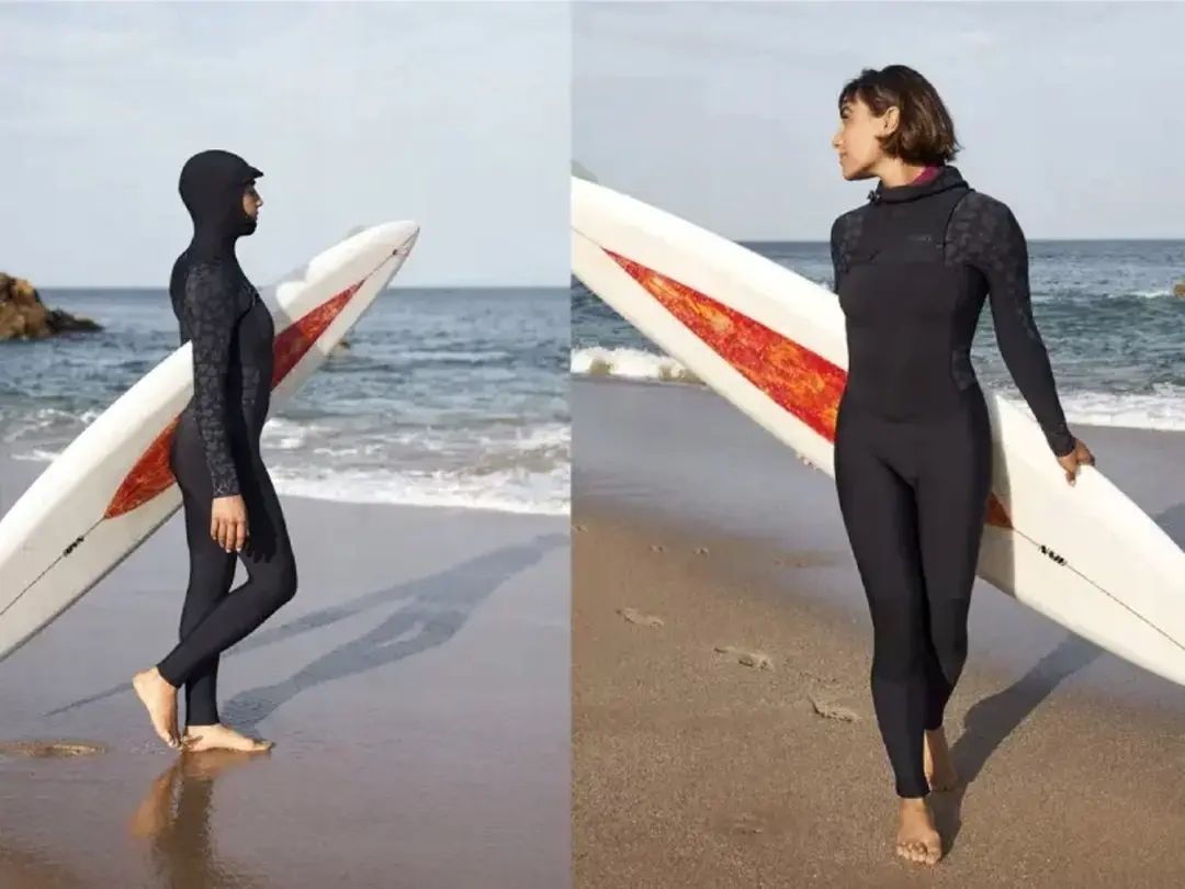 Dames Wetsuit met Capuchon 5/4/3mm