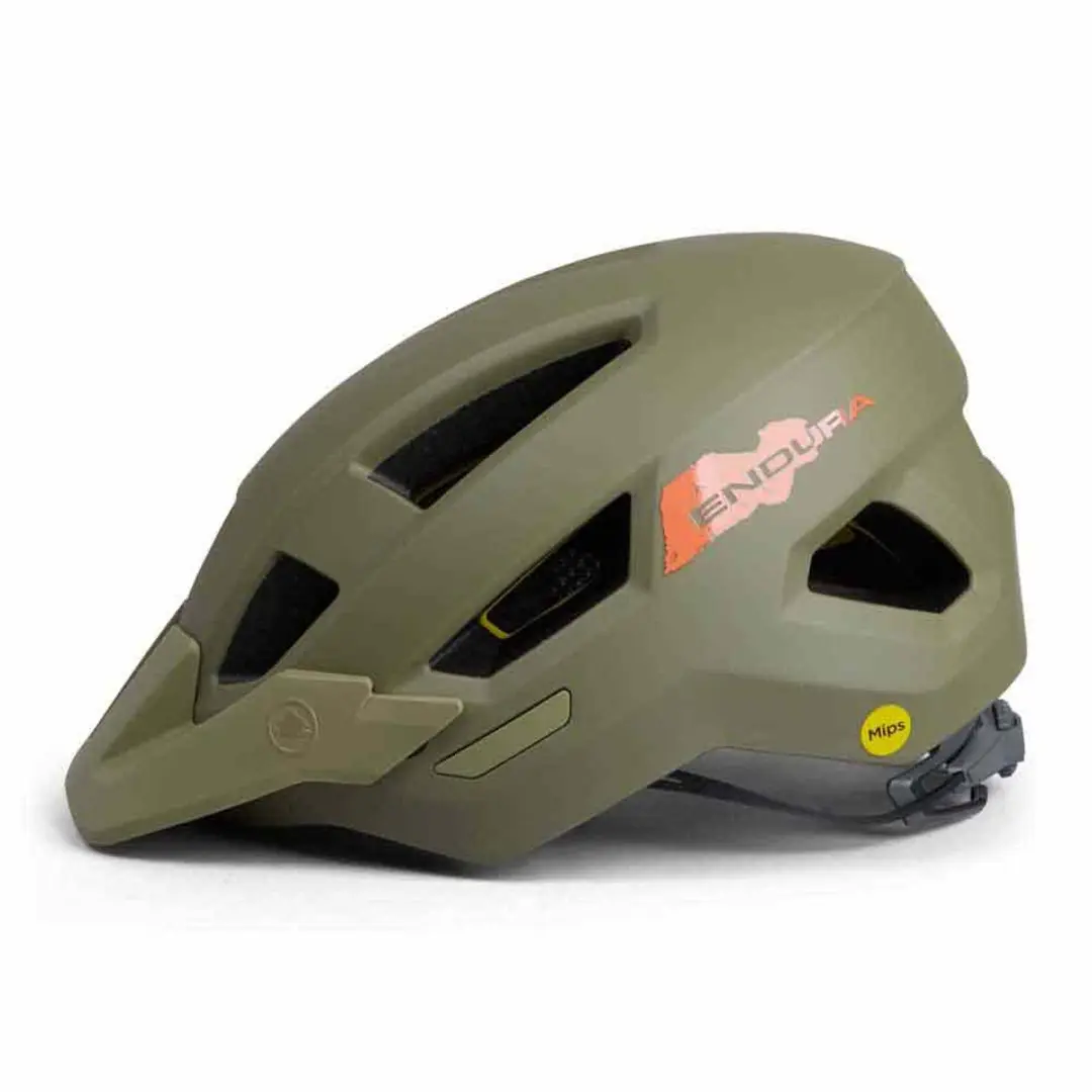 Endura Hummvee Youth MIPS Helm - One Size - Tweed Groen - afbeelding 4 van 4