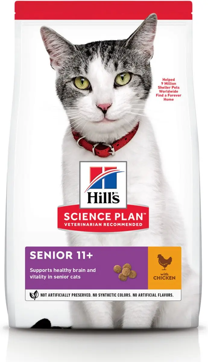 Hill's Science Plan Senior 11+ Kip Kattenvoer 1,5kg
