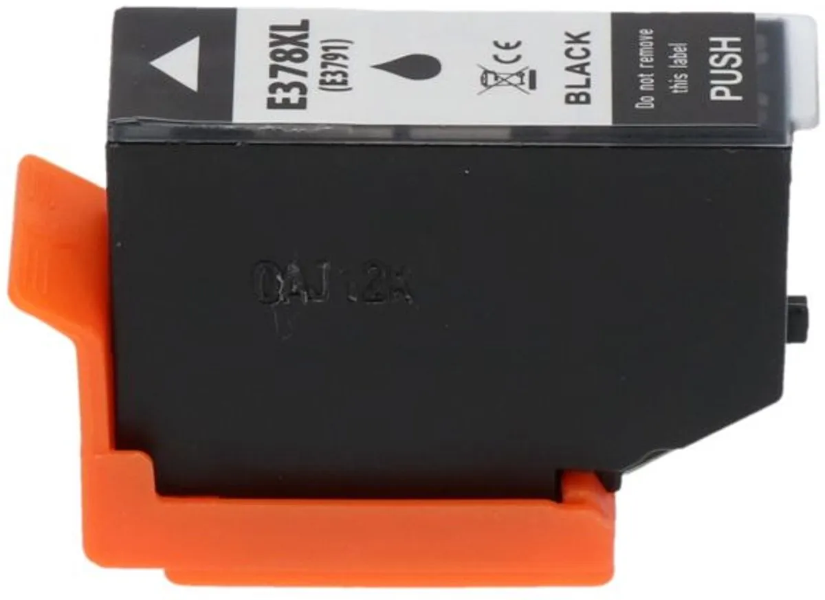 PrintAbout Inktcartridge C13T37914010 Zwart - 550 pagina's