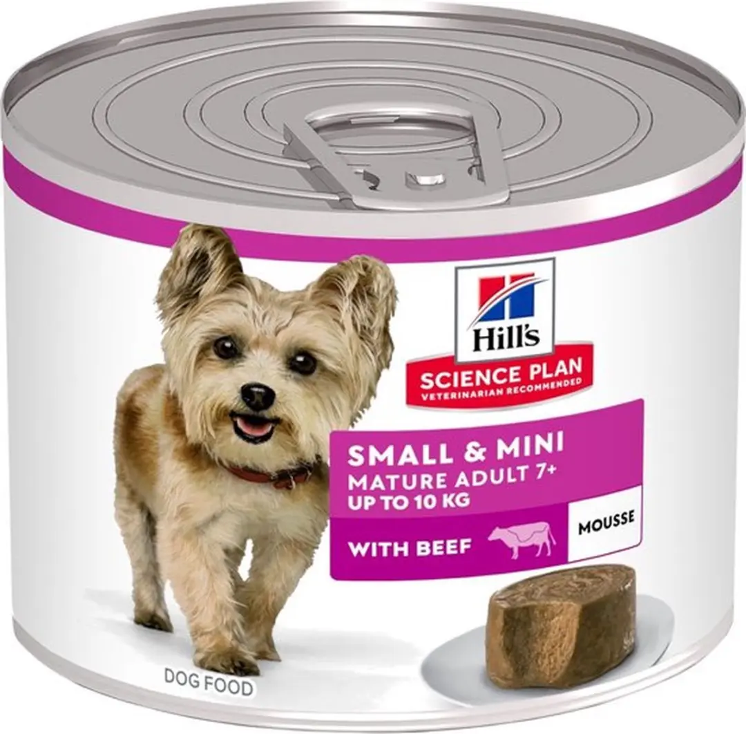 Hill's Science Plan Small & Mini Mature Adult 7+ Natvoer met Rund 200 gr