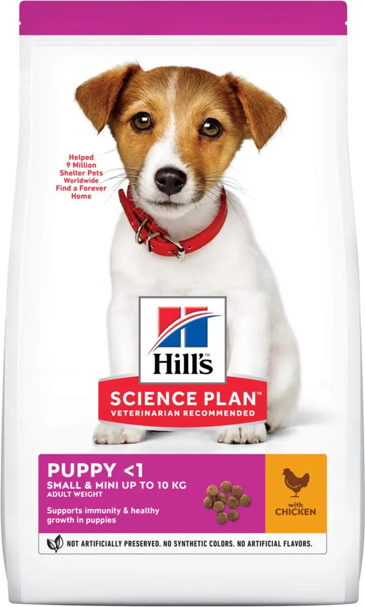 4x Hill's Science Plan Hondenvoer Puppy Small