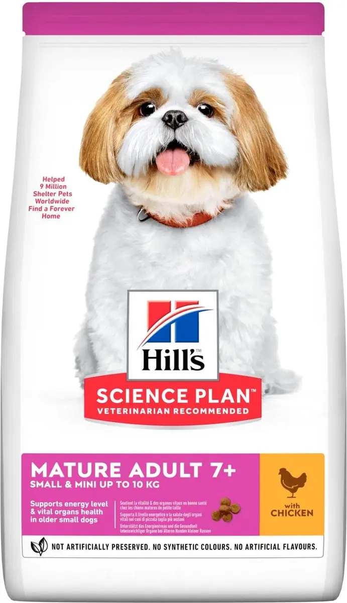 Hill's Science Plan Small & Mini Mature 7+ Hondenvoer Kip