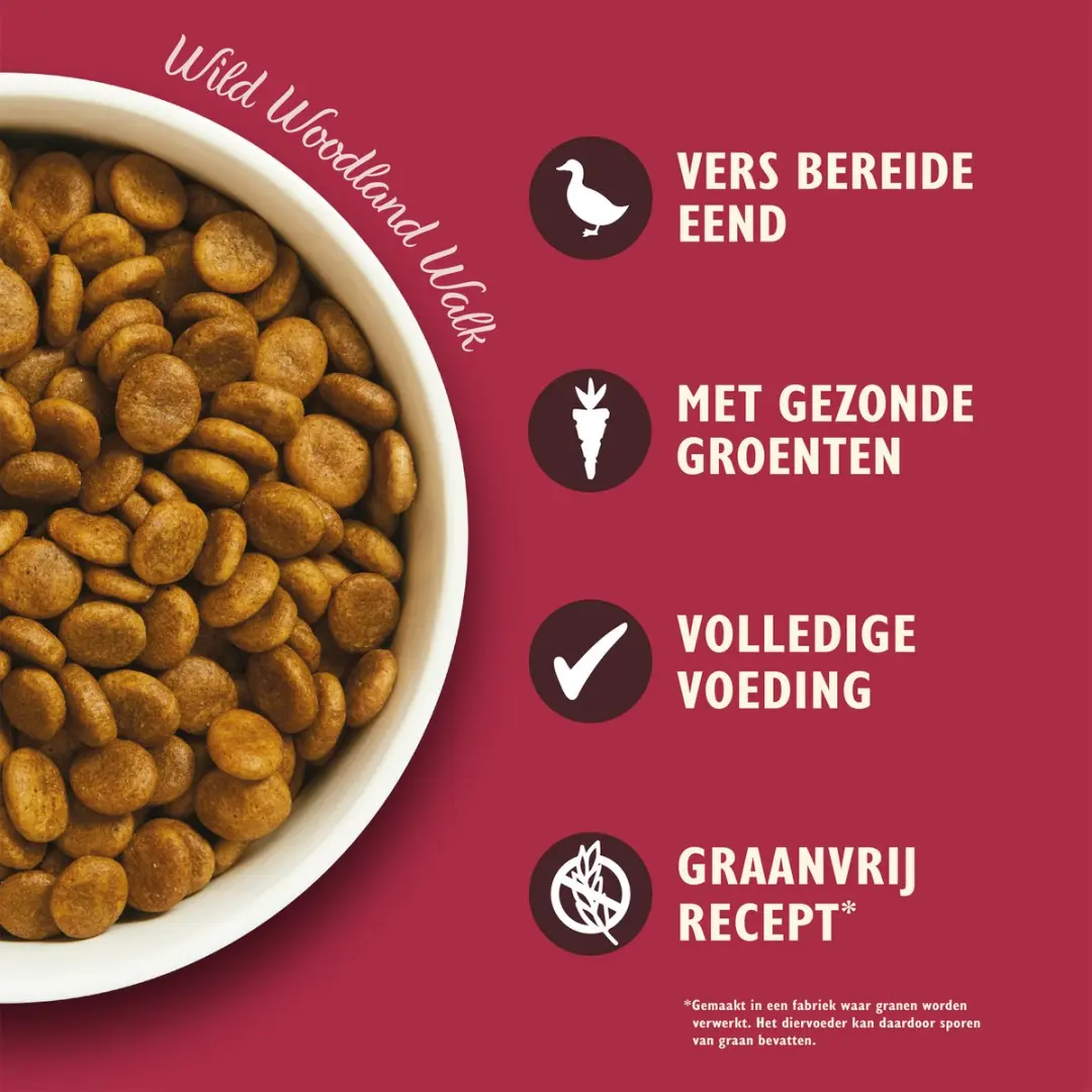 Lily's Kitchen Wild Woodland Walk Hondenvoer Droogvoer 4x1kg