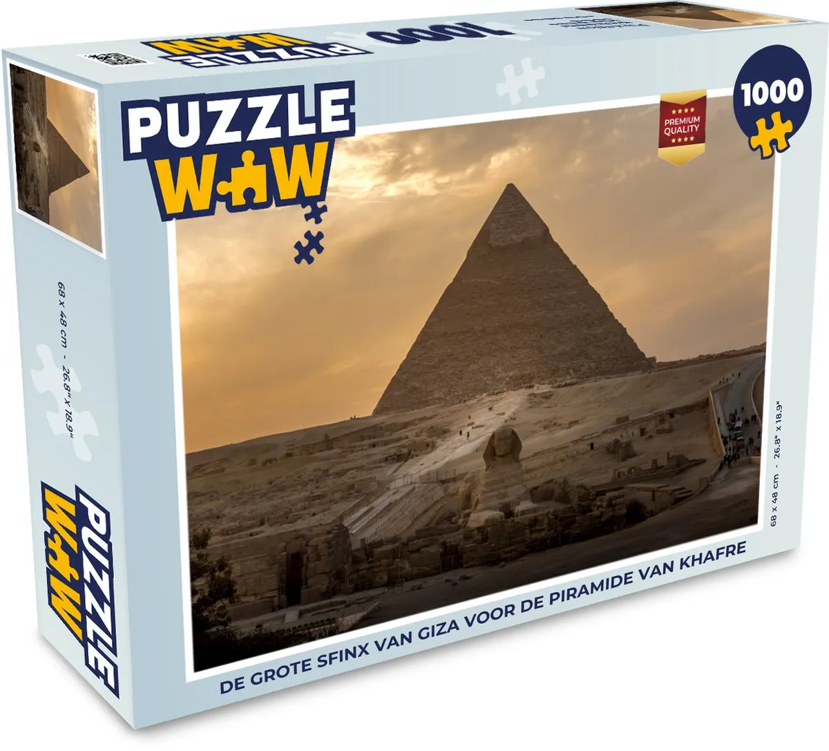 PuzzleWow De Grote Sfinx van Giza Legpuzzel 1000 Stuks