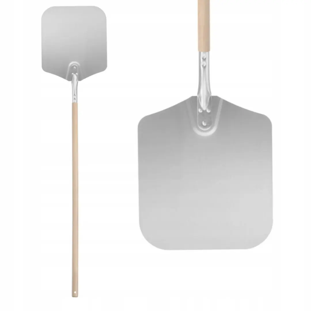 Professionele Pizzaschep Metaal & Hout 30.5x35.5x96.5 cm