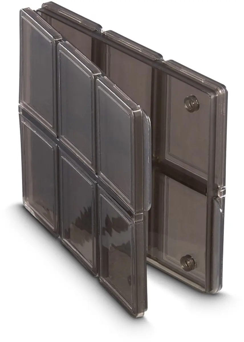 Hama Geheugenkaartbox voor 12 SD-kaarten - Zwart/Transparant - afbeelding 3 van 5