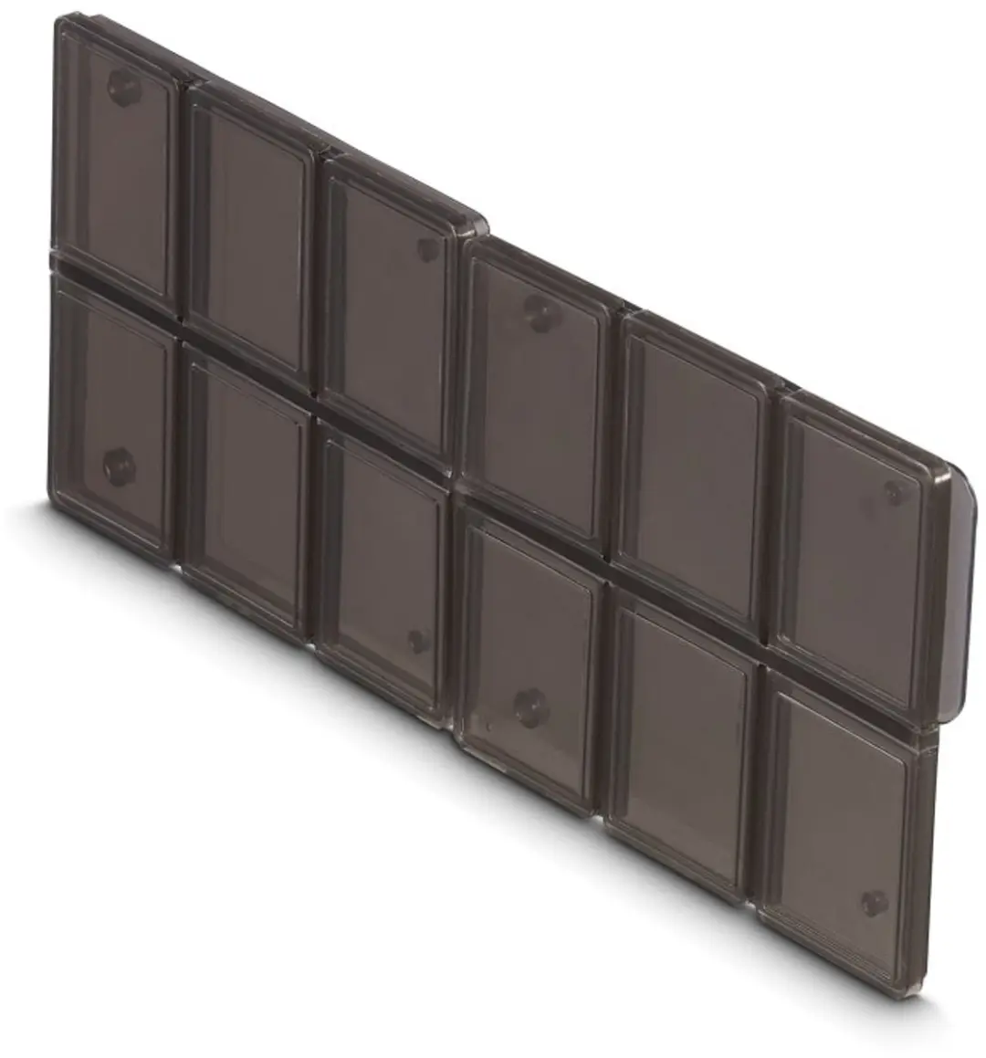 Hama Geheugenkaartbox voor 12 SD-kaarten - Zwart/Transparant - afbeelding 4 van 5
