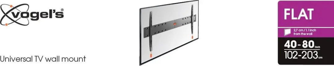Vogel's Flat 40-80 TV Steun 8034000 - Zwart - afbeelding 3 van 3