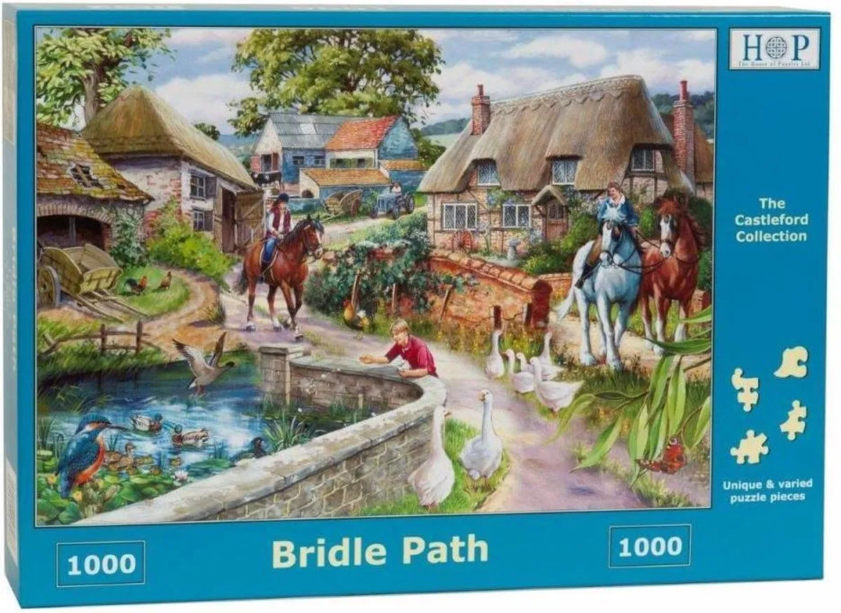 House Of Puzzles Bridle Path - 1000 Stuks Puzzel - Multicolor