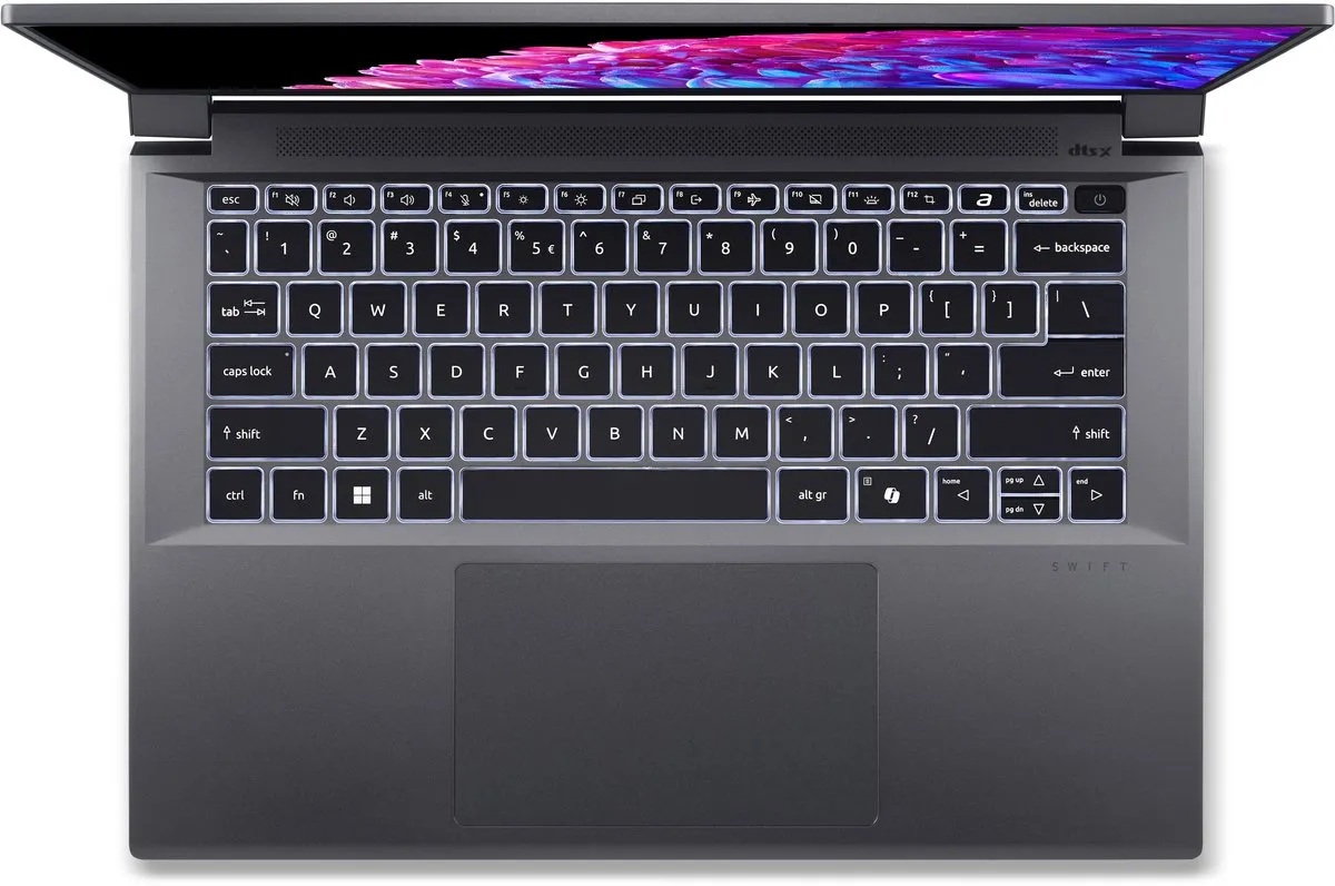 Acer Swift SFX14-71G-776N Laptop - 14.5" 2.8K - i7-13700H - RTX 4050 - 16GB/1TB - Grijs