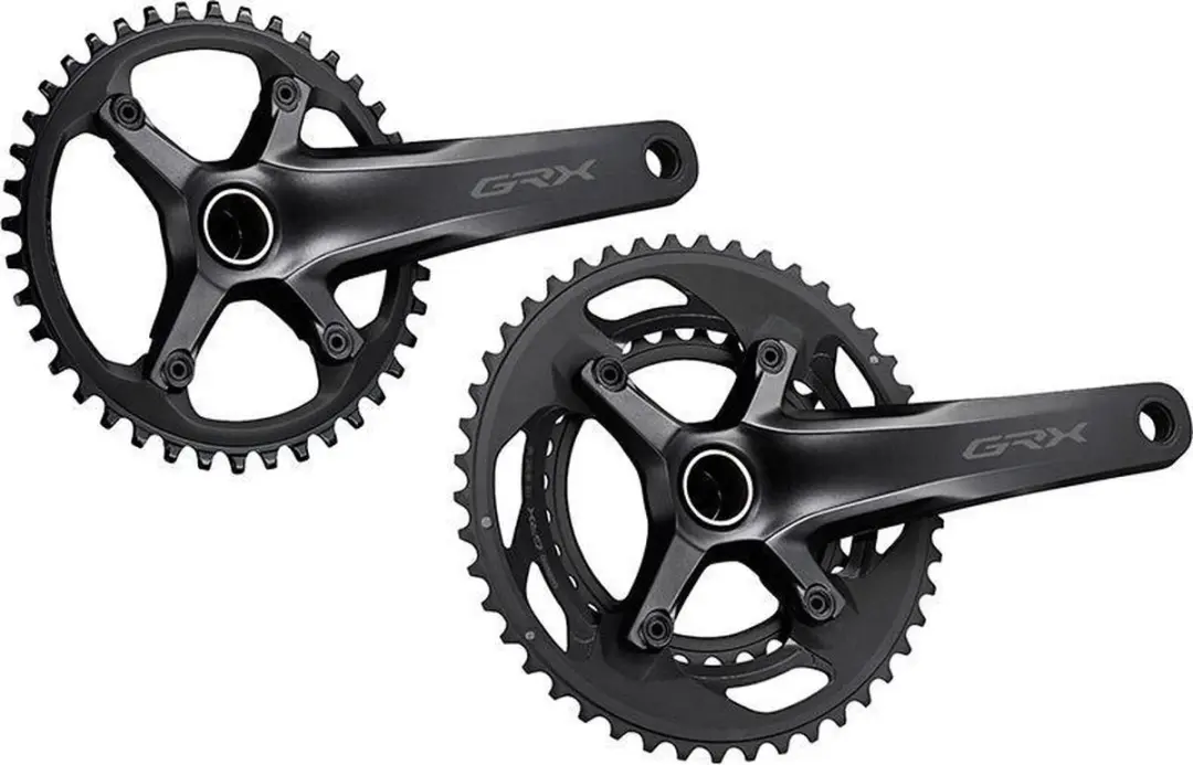 Shimano GRX-RX600 Crankstel 2x10 46/30t 172,5mm - Zwart - afbeelding 2 van 4