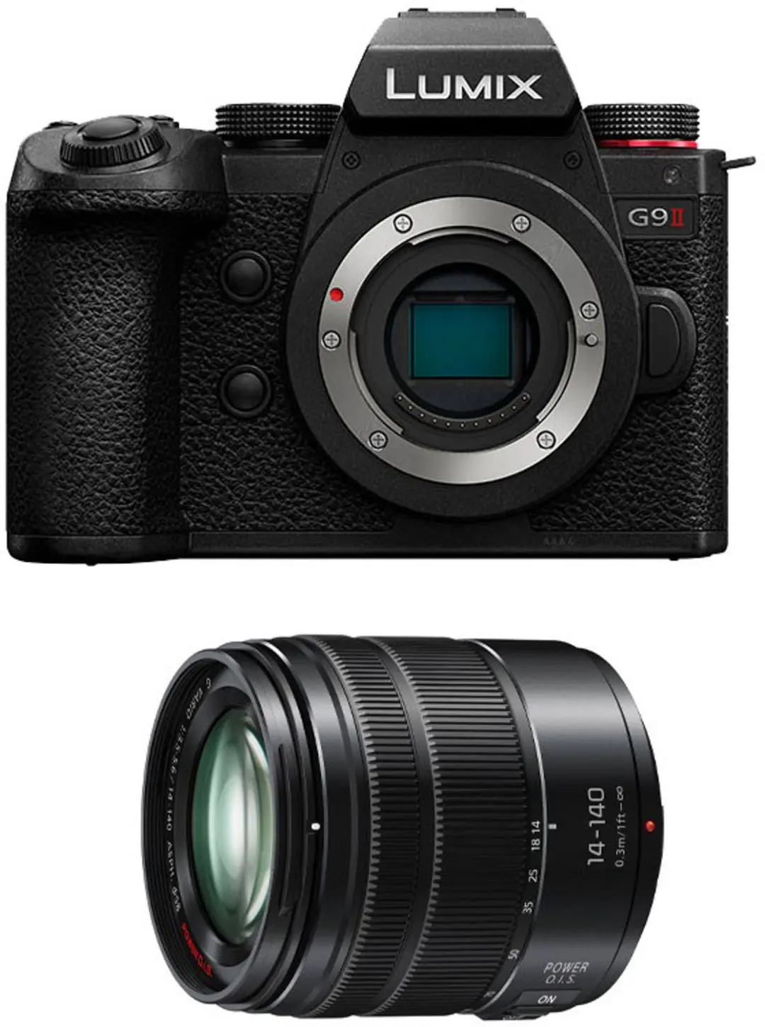 PANASONIC LUMIX G9 II Schwarz + 14-140