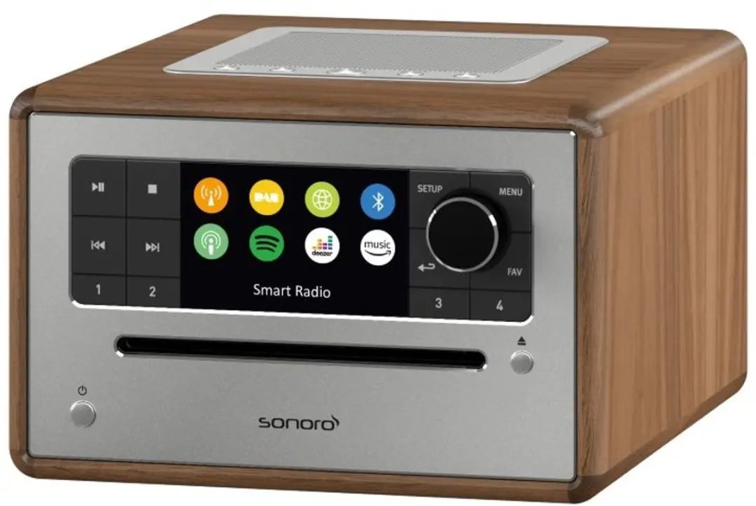 Sonoro Elite 2025 Internetradio CD-Speler 17331060 - Walnoot - afbeelding 4 van 6