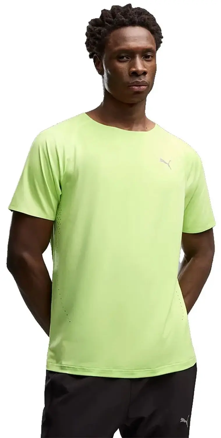Puma Cloudpun T-shirt Met Korte Mouwen Groen XS Man