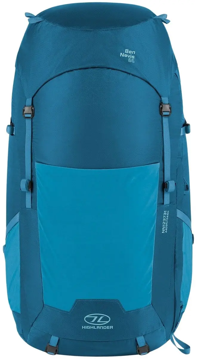Highlander Outdoor Ben Nevis Petrol Rugzak 65L