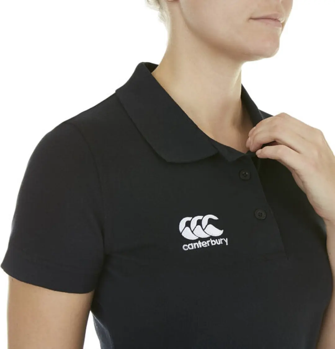 Canterbury Waimak Polo Shirt - Zwart M - afbeelding 3 van 3